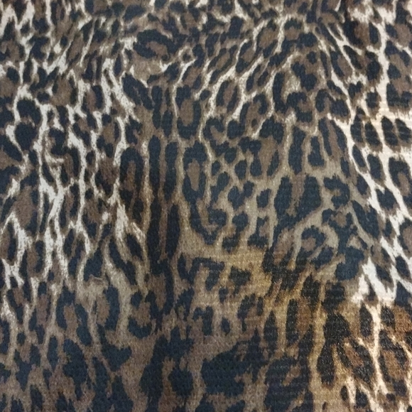 Apt. 9 Animal Print Button Front Silky Blouse XL - Picture 7 of 10